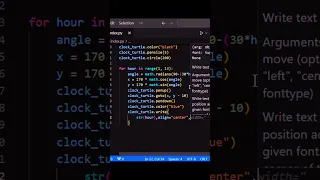 Drawing a wall clock - Design using Python turtle