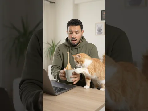 My Cat Almost Destroyed My Laptop… Then I Tried This 😂🐱 #Shorts