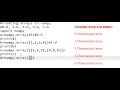 creating arrays in numpy 0-d 1-d 2-d 3-d n-d