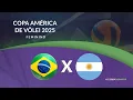 Download Lagu BRASIL X ARGENTINA - AO VIVO E COM IMAGENS - COPA AMÉRICA DE VÔLEI FEMININO 2025