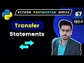 Python Programming Transfer Statements Break Continue Pass