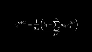 The Jacobi Method