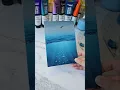 Lagu Underwater painting idea / easy acrylic painting for beginners 🌊
