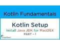 Kotlin Setup for MacOSX Install Java JDK 3