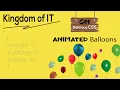 HTML CSS Animated Balloons Delicious CSS Kingdom of IT