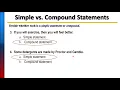 Compound Statements