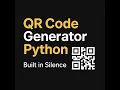 Python QR Code Generator in 15 Seconds No Voice Just Code