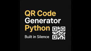 Python QR Code Generator in 15 Seconds No Voice Just Code