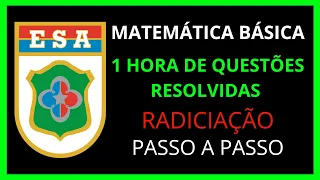 ESA - REVISÃO RADICIAÇÃO - 1 HORA DE QUESTÕES