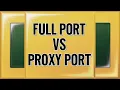 Full Port vs Proxy Port SysML