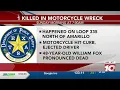 Amarillo man killed in Sunday morning motorcycle wreck