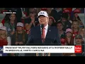 Trump Says 'America Does Not Belong To Those Who Hate It' At NC Rally