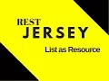 Restful Web Services Tutorial List as Resource