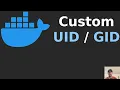Running Docker Containers as a Non-root User with a Custom UID GID