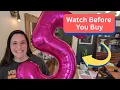 Hot Pink 5 Balloon Number Balloons 40 Inch Review - Watch Before You Buy