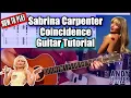 Download Lagu Sabrina Carpenter - Coincidence Guitar Tutorial | Easy Guitar Lesson with Chords \u0026 Tabs
