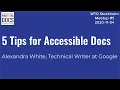 5 Tips for Accessible Docs