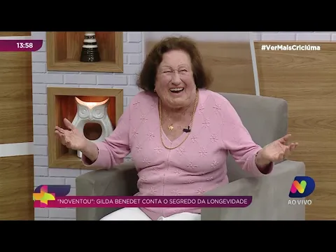 Qual o segredo da longevidade? Dona Gilda Benedet, prestes a completar 90 anos, conta no Ver Mais