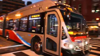 WMATA Metro Bus NABI 60BRT 5401 on the X2