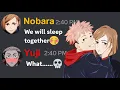 If Yuji and Nobara share s a room Jujutsu Kaisen Discord Server
