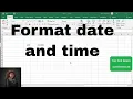 How to format date and time in Excel for Salesforce