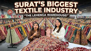 Surat ka sabse bada textile industry ka full review 😮 #viral #surattextilemarket 