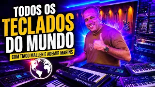 o mundo dos teclados cole o de teclados com tiago mallen e ademir marins 