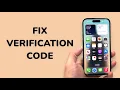 How To Fix Verification Code Not Received