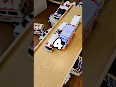Ambulance Car Go Go 1 to 7 count the numbers #救急車 #minicar #toys