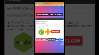 Detailed Tutorial on How to Send an Email using nodejs and mailgun