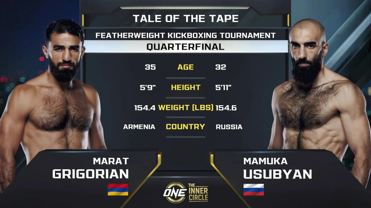 Marat Grigorian vs. Mamuka Usubyan | Kickboxing Full Fight