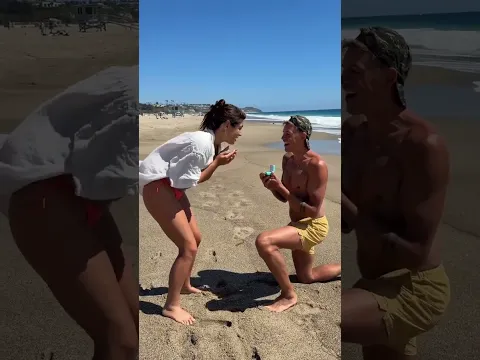 Good things happen when you least expect them... What is the sweetest proposal you have seen?🙈🥳🫶🏻🫶🏻