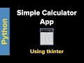 Simple Calculator App Tutorial in Python for Beginners