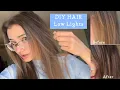 LOWLIGHTING my own HAIR at home for less than 20 - Step-by-Step Tutorial