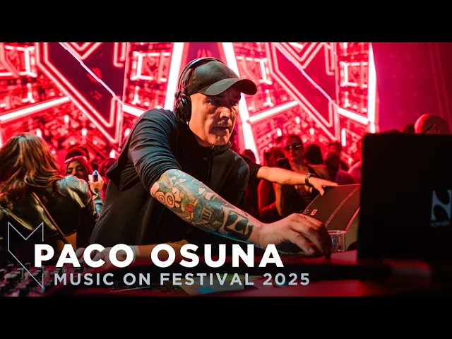 PACO OSUNA at Music On Festival, Amsterdam 2025 artwork