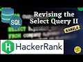 Revising the Select Query II SQL Server HackerRank SQL Problem Solving Bangla