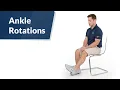 Seated Ankle Rotation Chair Exercise