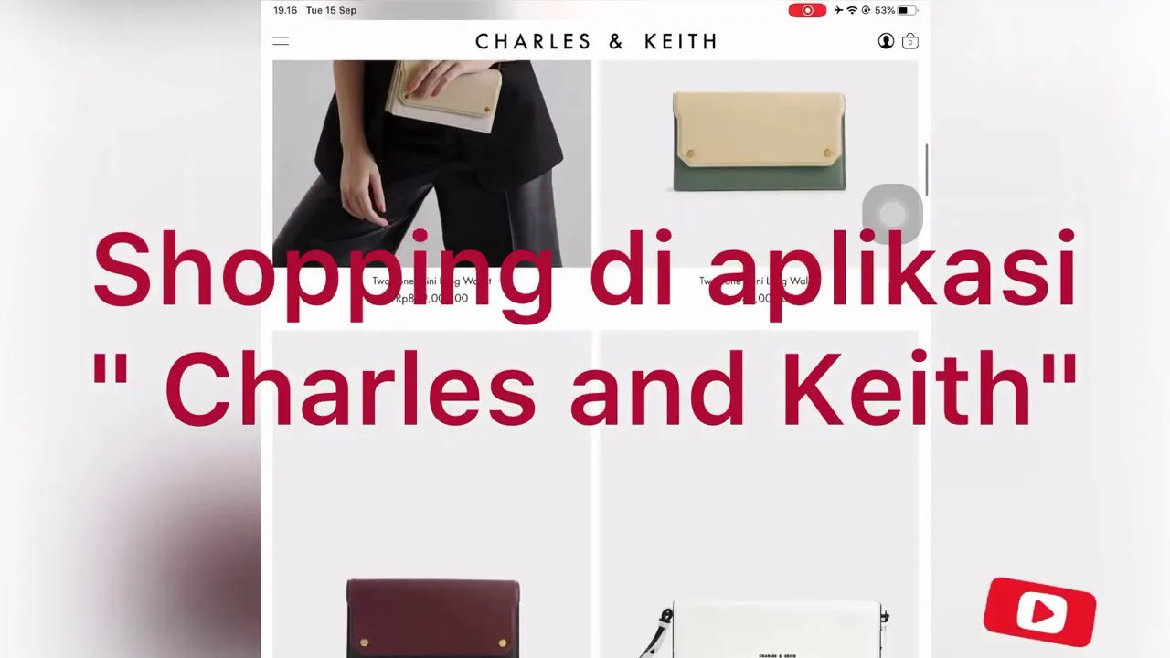 Dibelanjain Bude tas Charles & Keith di Trans Studio Mall