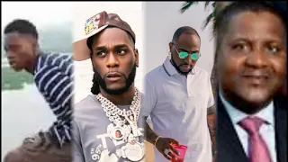 man who jumped into lagos lagoon burna boy vows to always care about people davido meets dangote