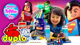 Lego Duplo 10599 Batman Adventure set Superman and Wonder woman funny review | HappyMilaTV #337