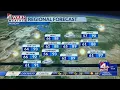 Quiet Conditions Today but Monsoon Moisture Will Return