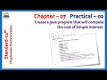 Chapter - 07 Practical