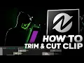 How to Trim and Cut Clips to Work Area in Node Editor 2021 How to Edit Montage Fast