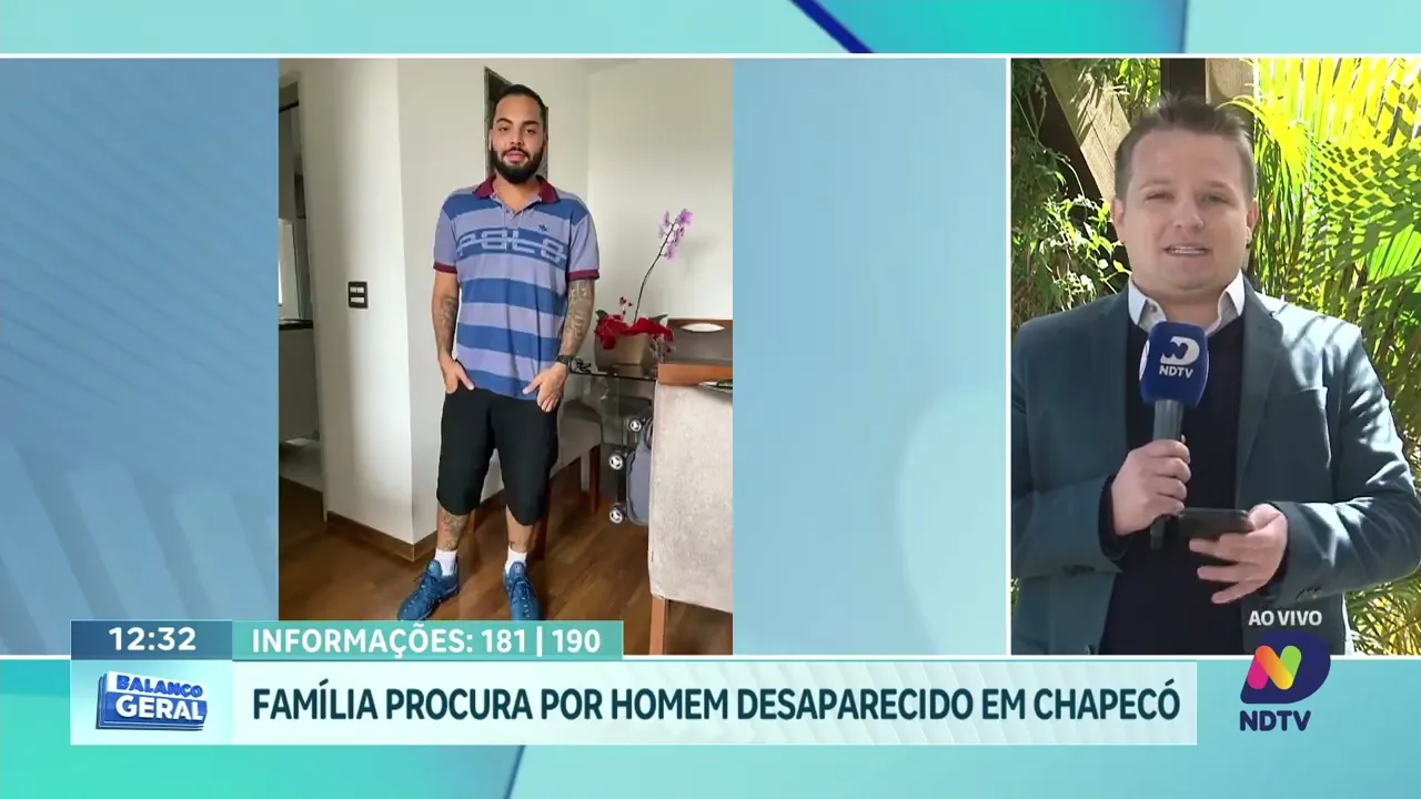 Morador de São Paulo Está Desaparecido em Chapecó e sua Última Aparição Foi em Casa de Shows