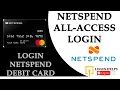 How to Login Netspend Prepaid Account Online Login to Netspend All-Access