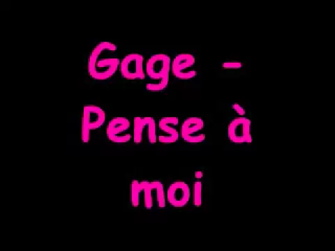 Download MP3 Gage - Pense à moi [TheTitoumi ©]