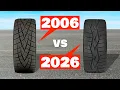 Track testing old vs new tire tech