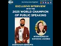 Download Lagu Exclusive Interview with the 2025 World Champion of Public Speaking | Sabyasachi Sengupta