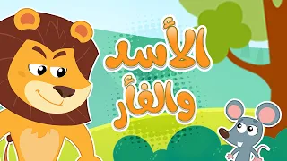 قصص هدهد قصة الأسد والفأر قناة هدهد Hudhud 