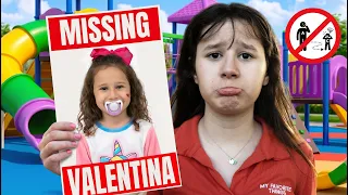 BEBÊ VALENTINA aprende a brincar com segurança no parquinho ✅